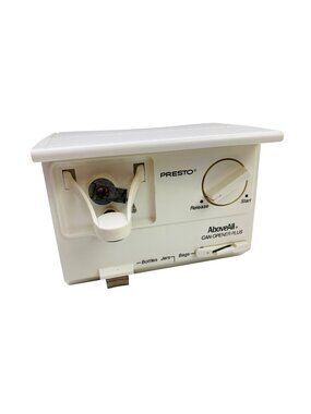 Vintage Presto Above All Undercabinet Electric Can Opener Plus Space Saver